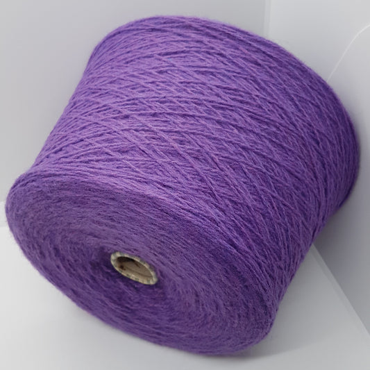 100g Lana Acrílico Hilo Italiano color Púrpura Mélange N.319