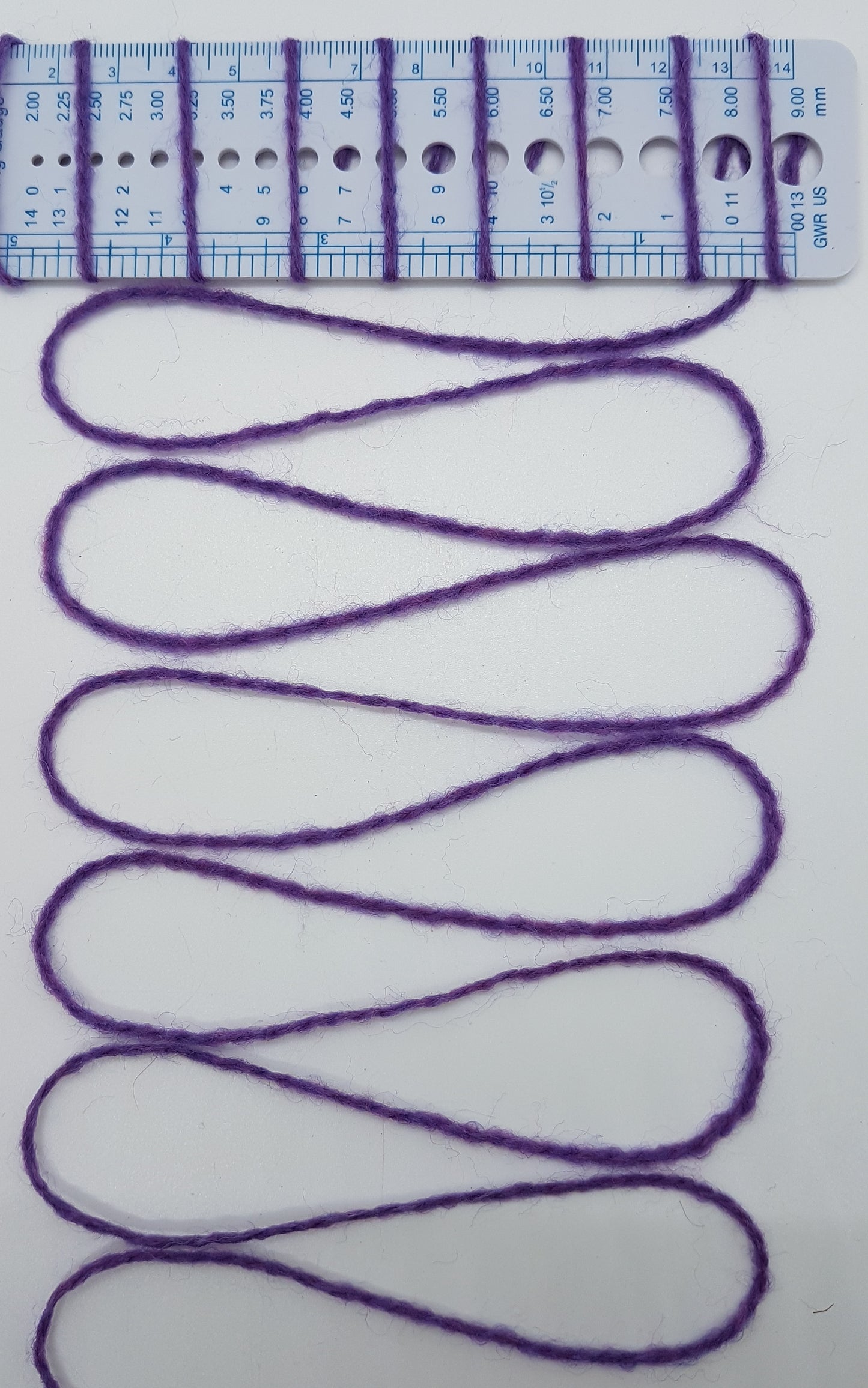 100g acrylic wool Italian yarn Italian purple color mélange N.319