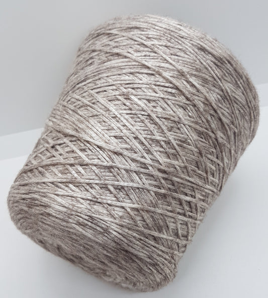 100g Mezcla de lana hilo italiano color Beige Gris N.328