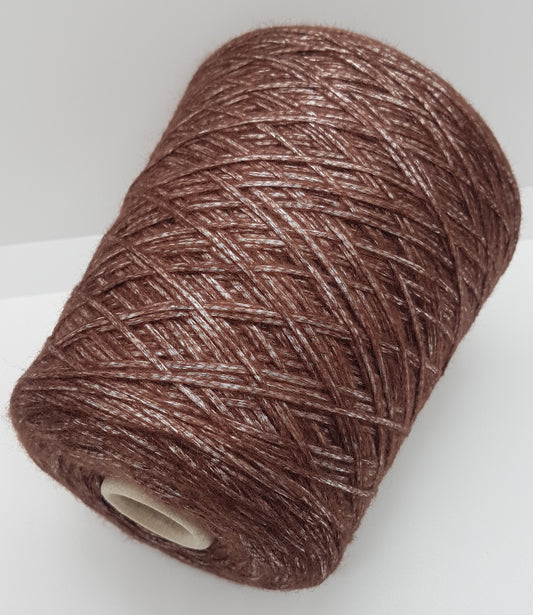 210g-380g mixed wool Italian yarn brown color N.326