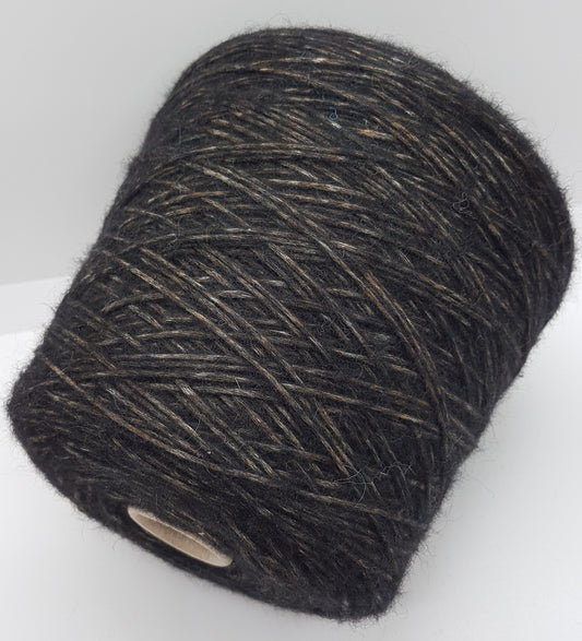 100g alpaca wool merino cotton cotton italian yarn black color beige brown N.329