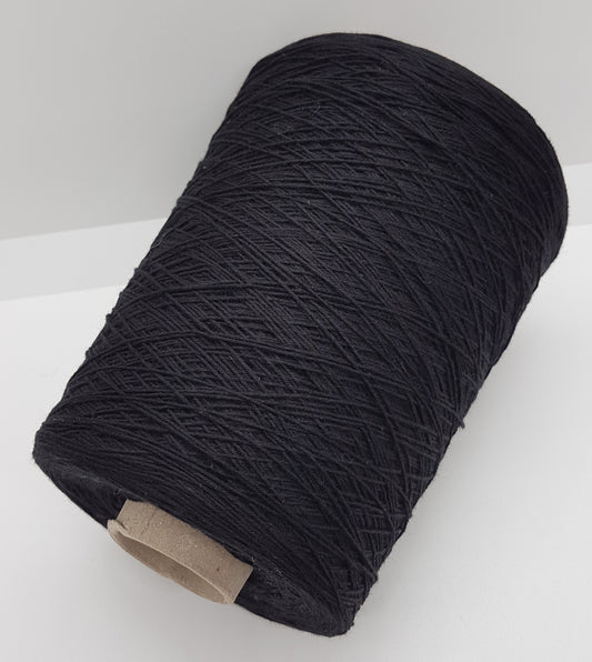 360g-440g 100% cotton Italian yarn black color N.334