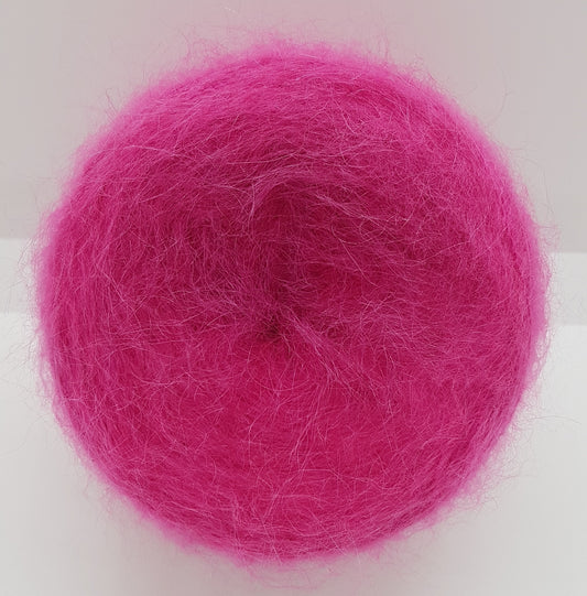 100g soft mohair Italian yarn cyclamen color N.341