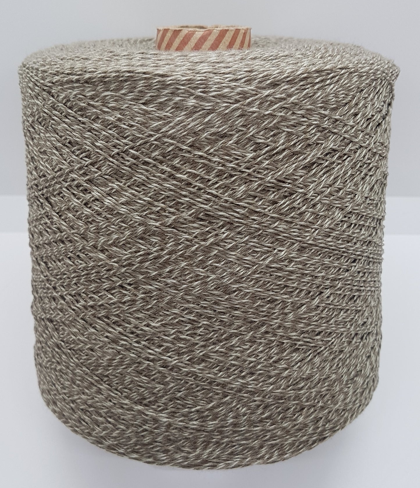 100g 100% algodón suave hilo italiano color Gris Mélange N.357