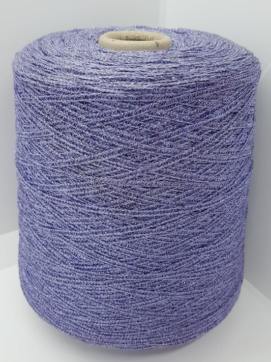 100g fettuccia with lurex lilac color N.360