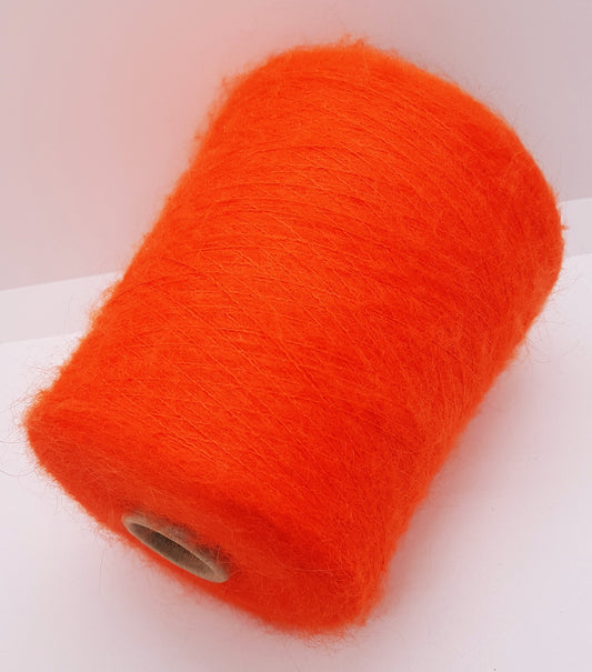 420g Mohair Italian yarn orange color N.370