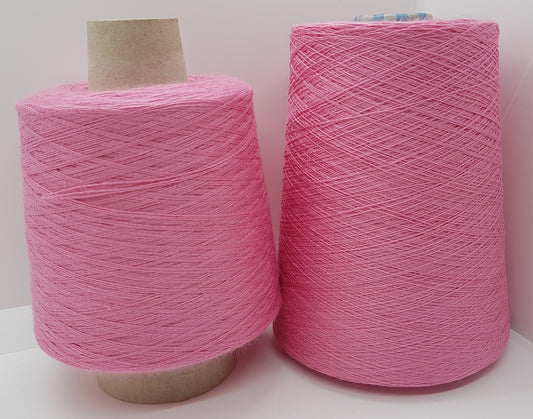 100% cotton Italian pink yarn N.383
