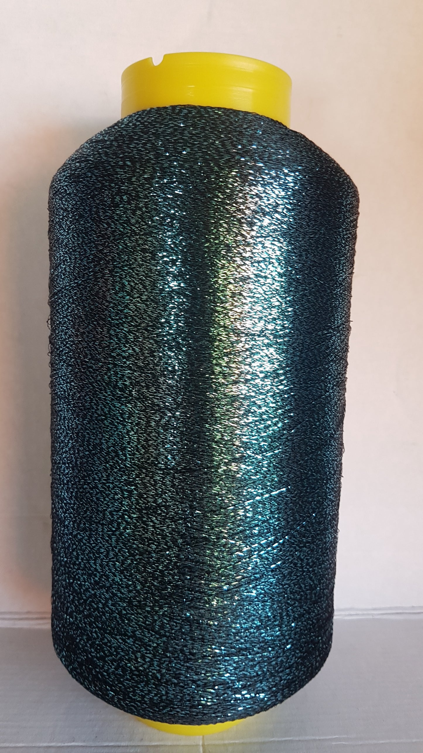 Lurex Italian yarn black ocean color L48