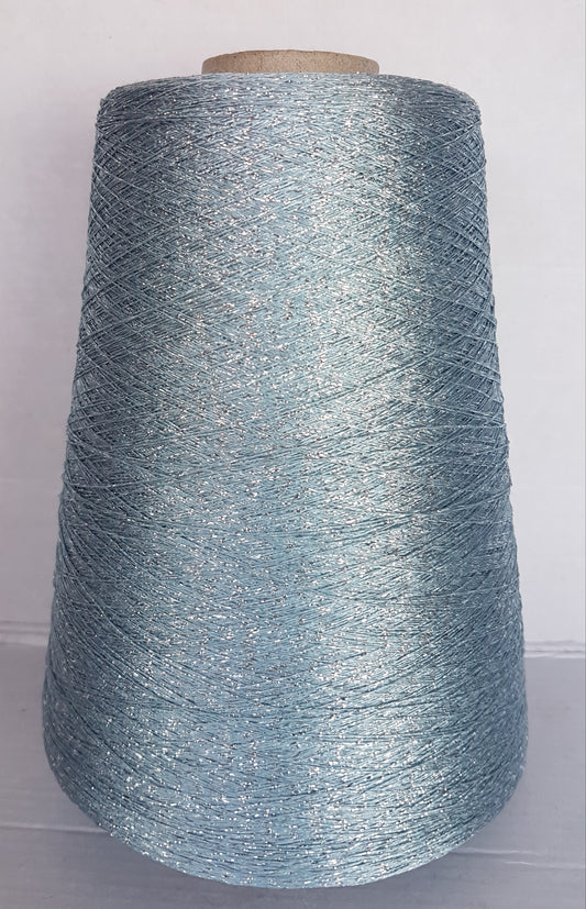 Lurex Italian yarn blue color ice l46