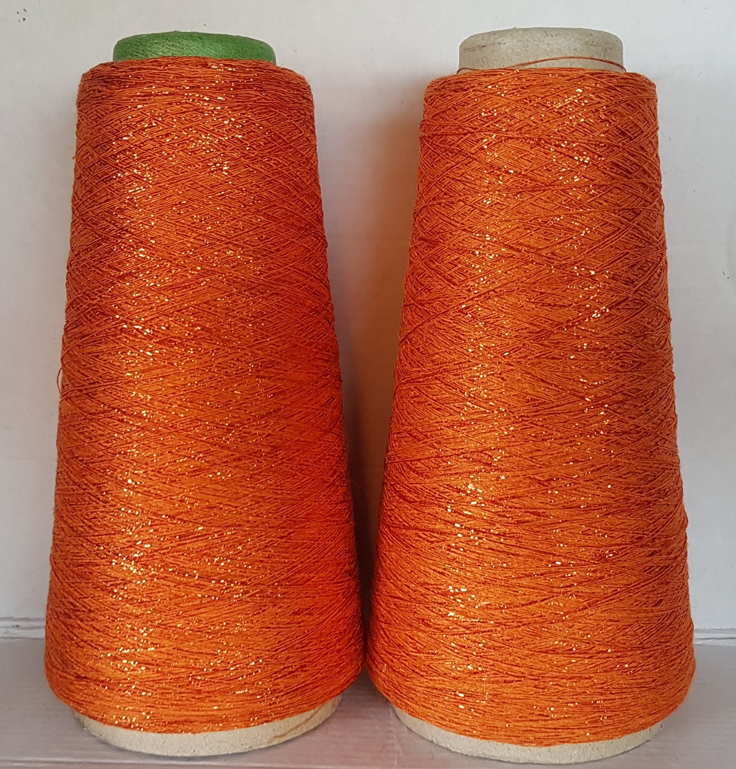 Lurex Italienische Garn Orange Farbe L54
