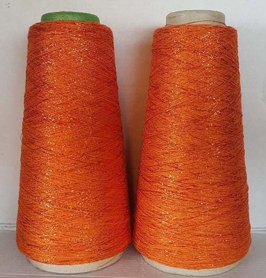 Hilo italiano Lurex color naranja L54
