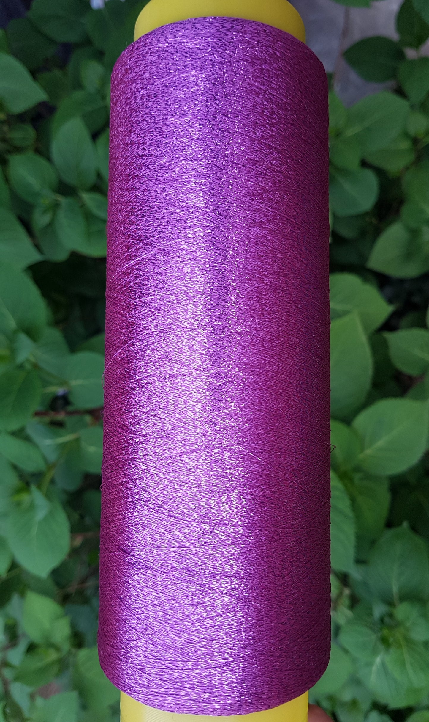 Lurex Glitter yarn Italian color Fuchsia L51