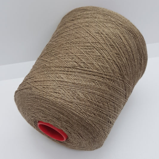 LORO PIANA 100% Virgin Wool italiensk garn på brune kogler nr. P59