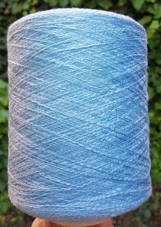 LORO PIANA Italian Fiammed Cotton Silk Italian Flat on Blue Cones N. P55
