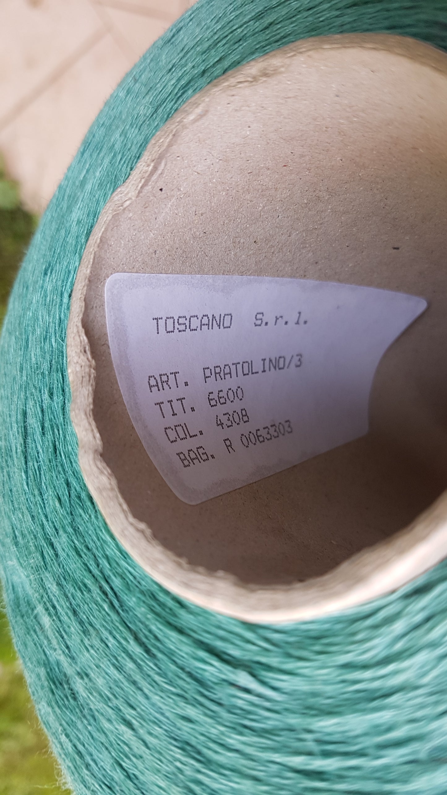 Lino 100% morbido filato italiano colore Verde Menta N.409
