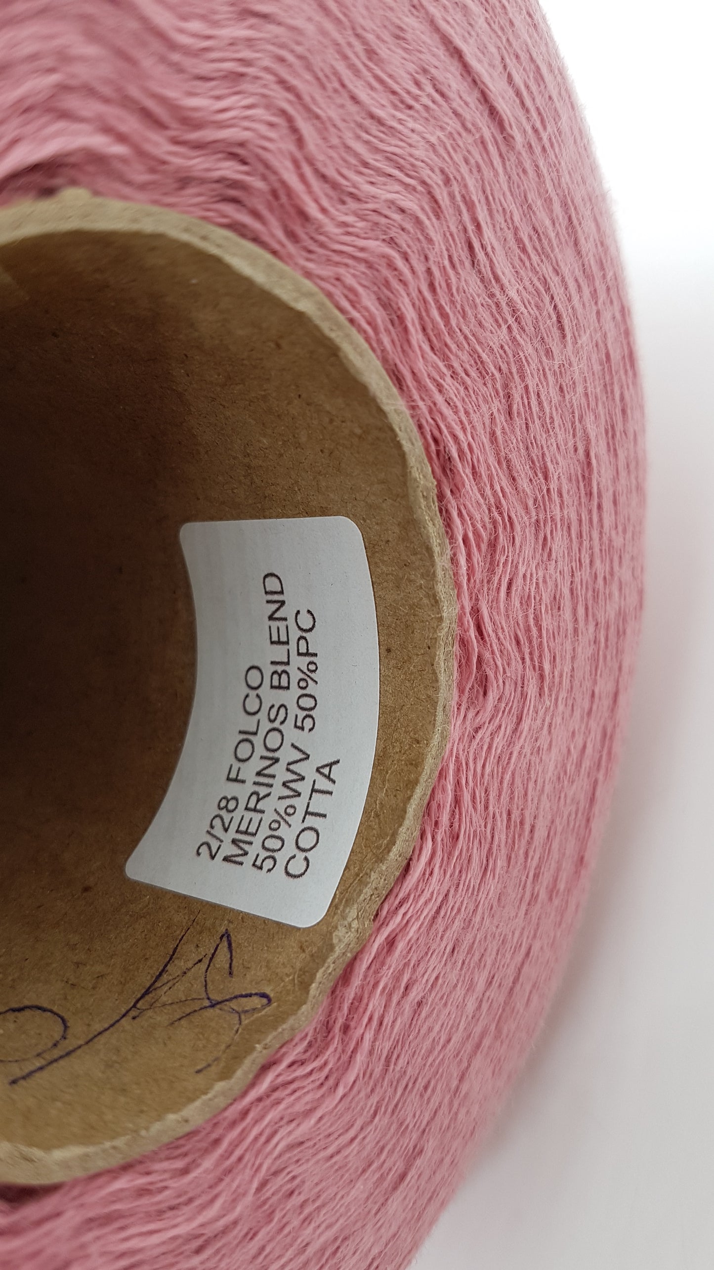 Merino Wool Italian Yarn Color Antique Pink N.767