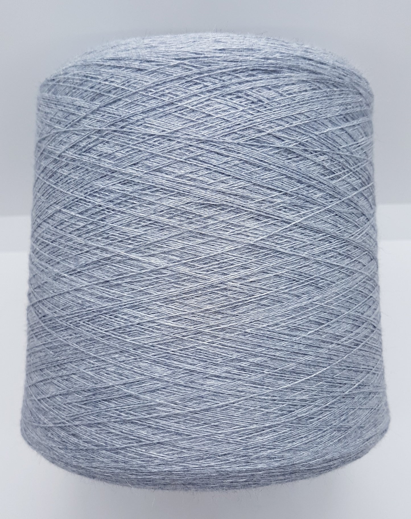 Hilo italiano de lana merino color gris jaspeado n.º 763