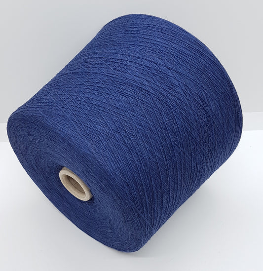Cashmere angora wool Italian yarn dark blue color N.417