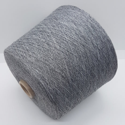 Angora en cachemire laine de laine italien gris couleur N.419