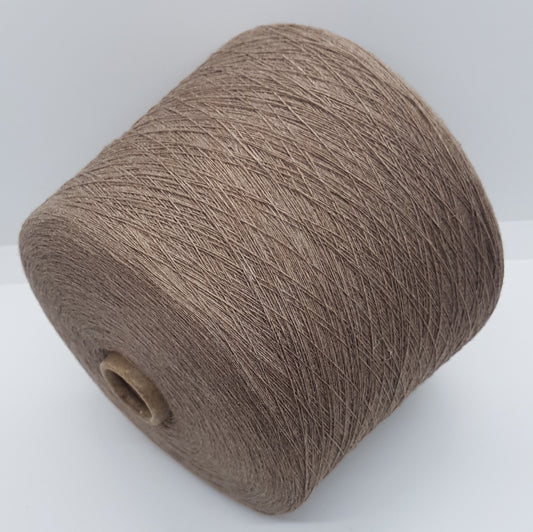 Cashmere angora wool Italian yarn brown color N.421