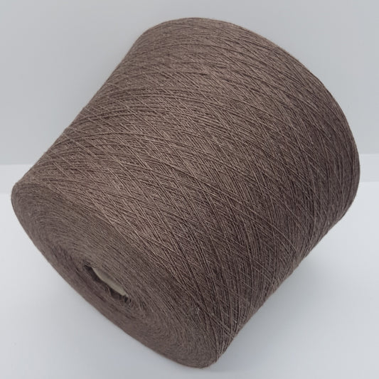 Cashmere angora wool Italian yarn brown color N.422