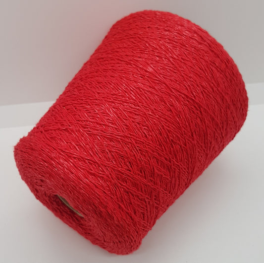 740g viscose cotton Italian yarn red color N.435
