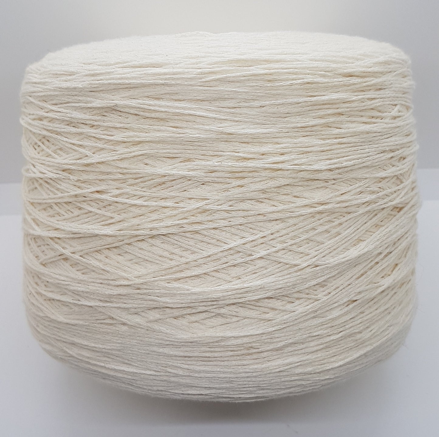 100g 100% algodón hilo de cadena italiano, color Blanco Leche N.434