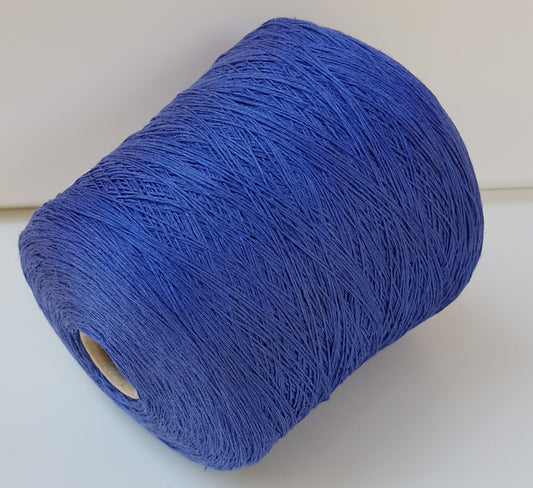 100% Soft Italian Yarn Linen Blue Color #443