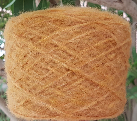 100g de laine mérinos filée couleur italienne Beige Miel N. 468