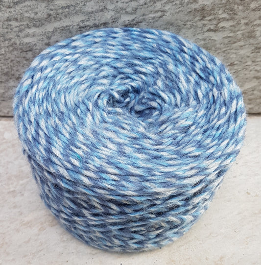 100g italienische Woll farbe Blau Blau Grau N.475