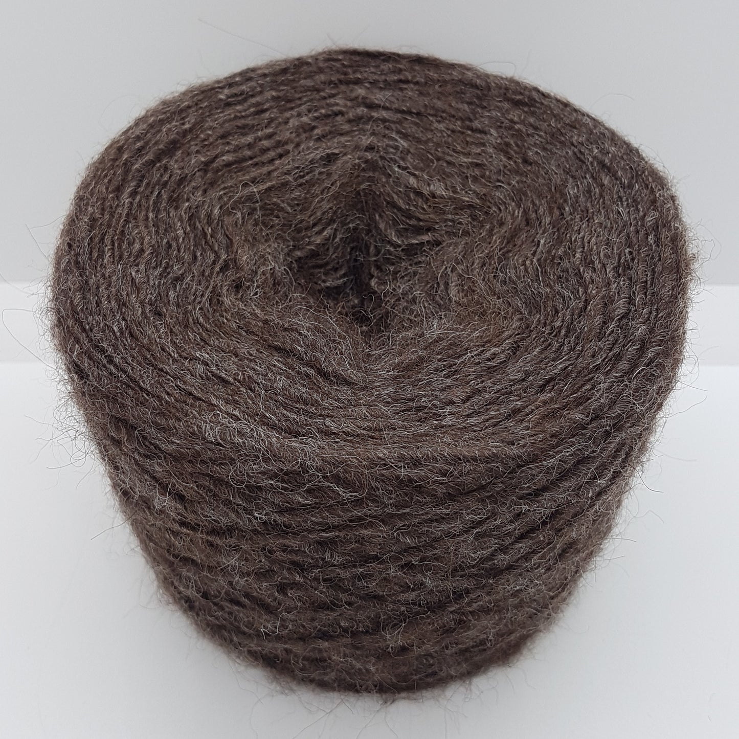 100g Alpaca lana de hilo italiano color marrón N.476