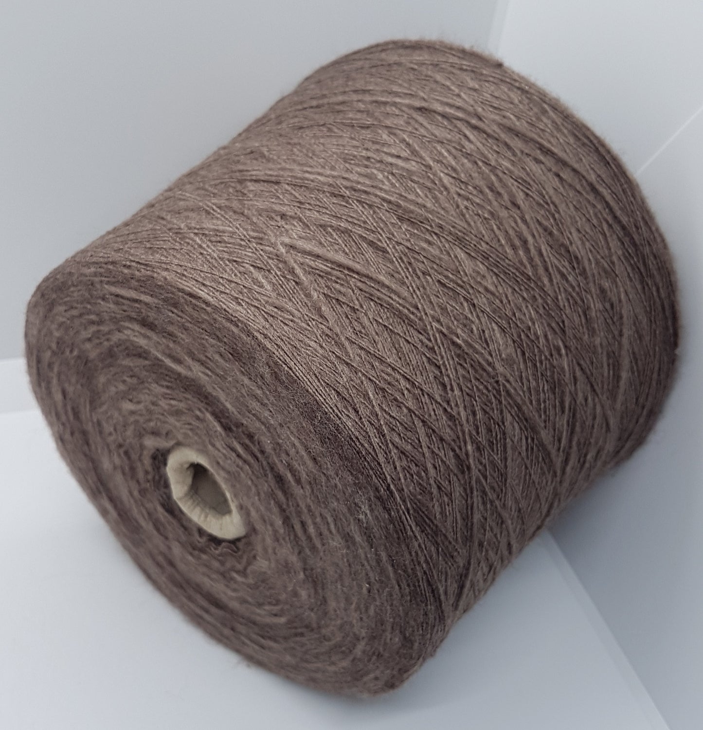 100g laine irrégulière fil italien couleur marron N. 467