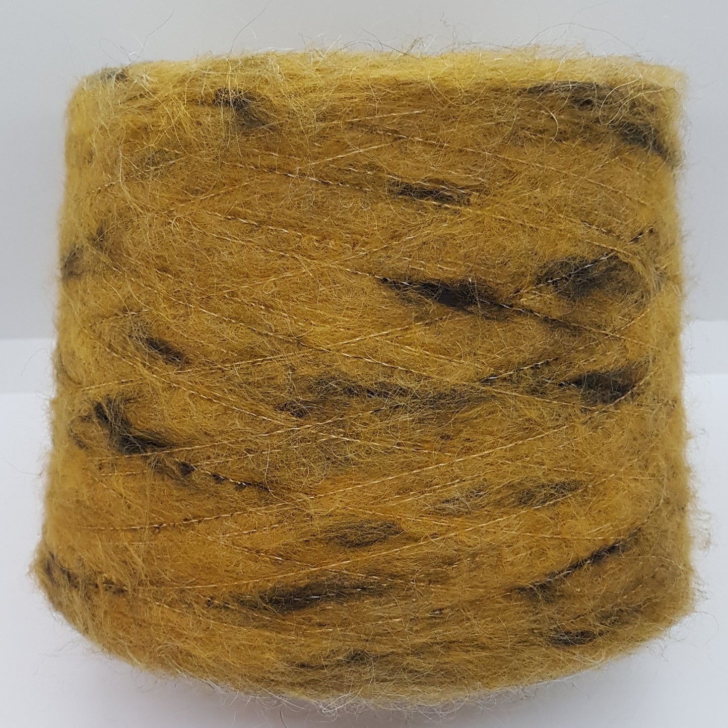 100g Mohair morbido filato italiano colore Senape Mélange N.481