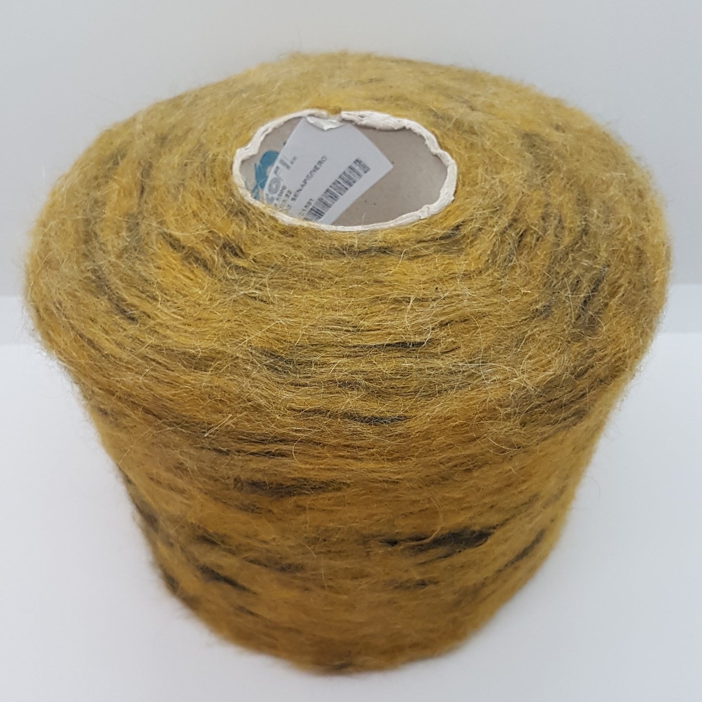 100g Mohair morbido filato italiano colore Senape Mélange N.481