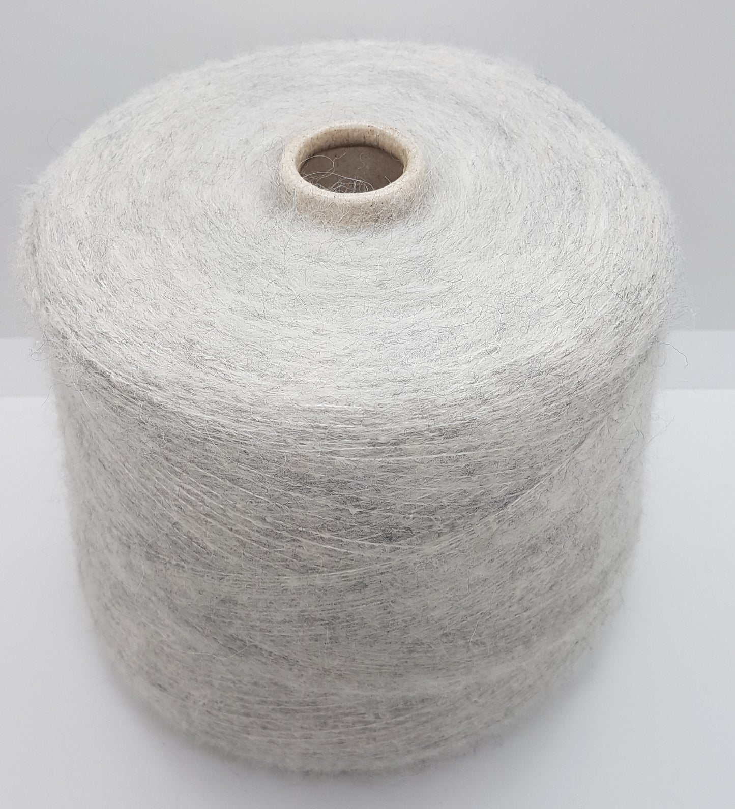 100g Alpaca Cotone morbido filato italiano colore Grigio Mélange N.486