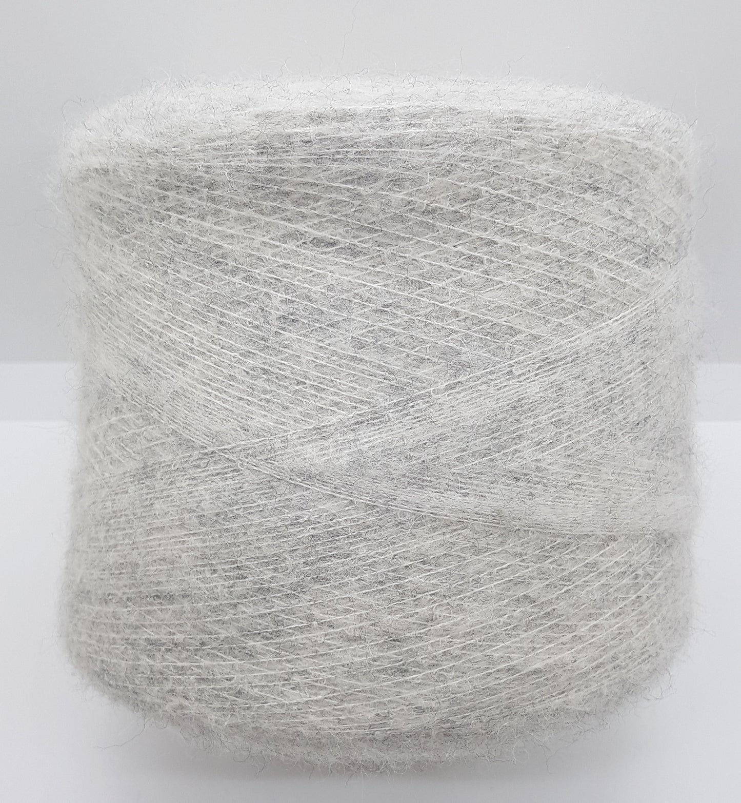 100g Alpaca Cotone morbido filato italiano colore Grigio Mélange N.486