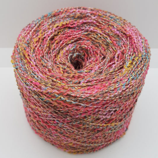 Cotone Irregolare filato italiano colore Rosa Giallo Azzurro Beige N.450