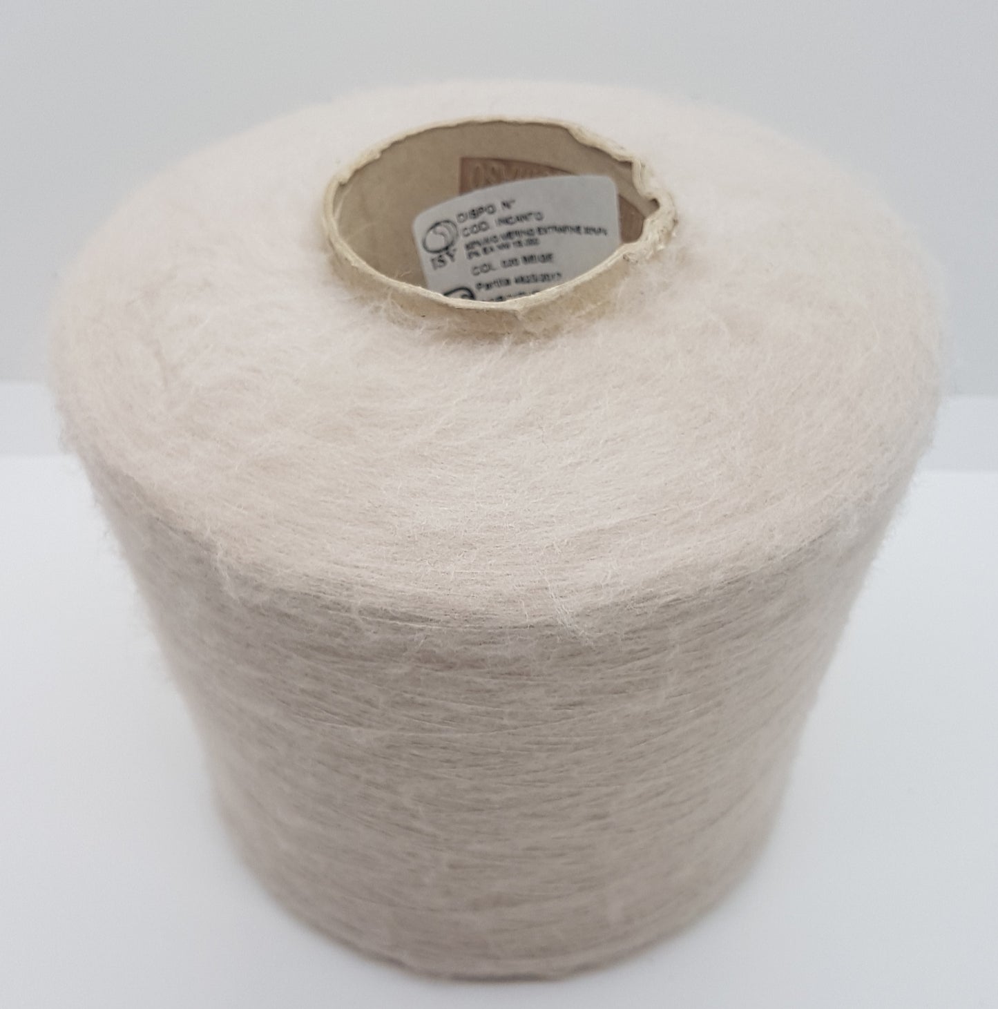 100g Lana Merino Extrafine morbido filato italiano colore Beige Perla N.495