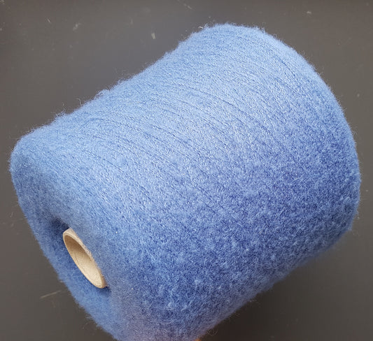 100g Extrafine Merino Wool Soft Italian Yarn Blue Color N.496