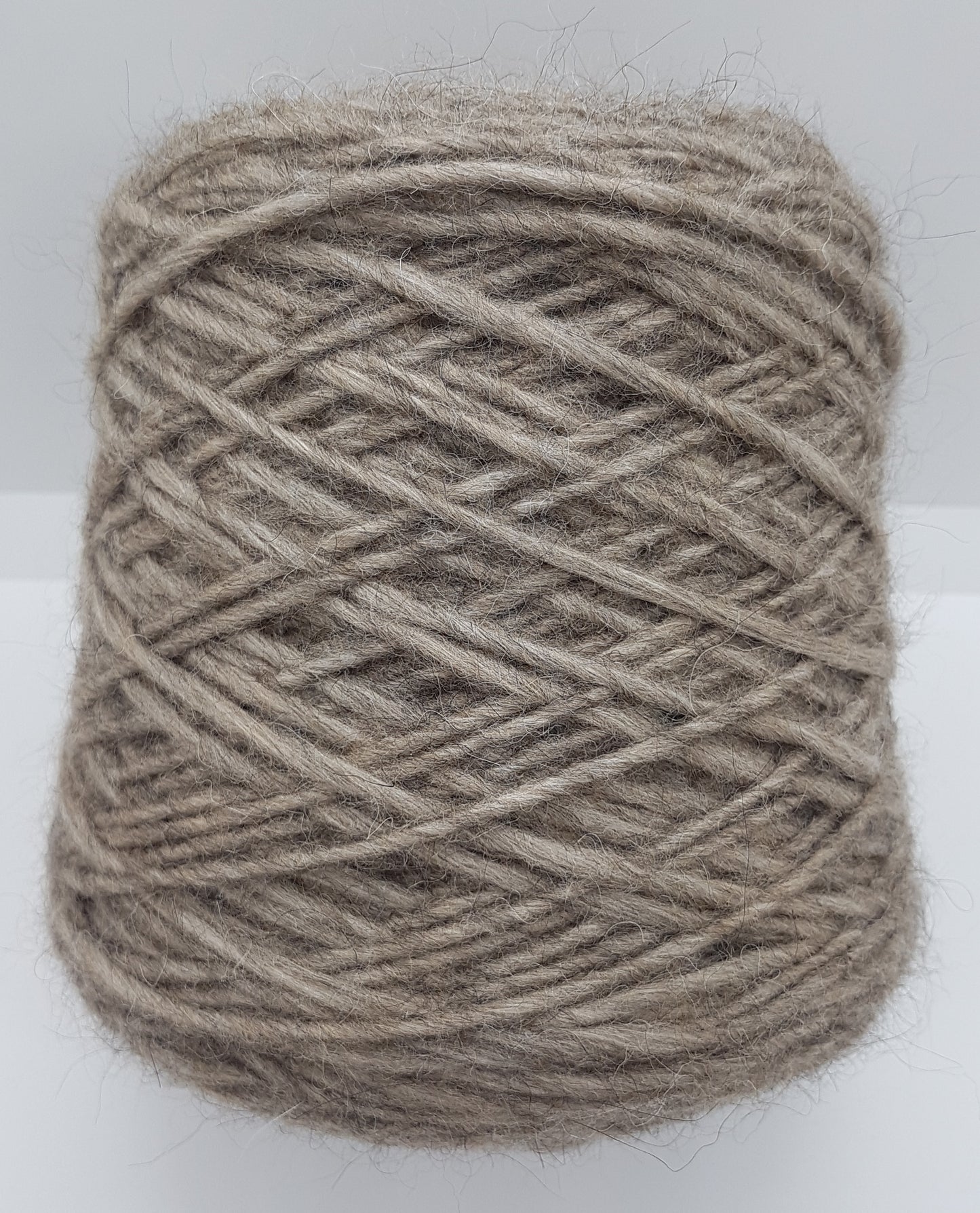 Alpaca spund italiensk farve Brun grå Taupe N.514