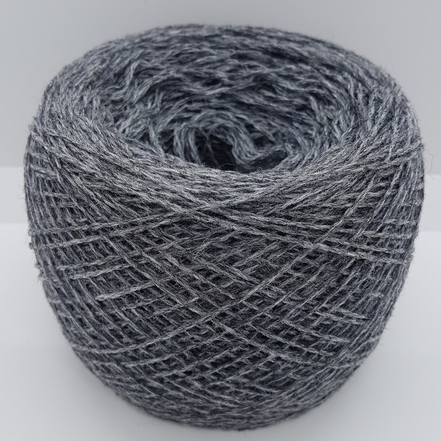 100g Shetland Laine Look 100% Italien Fil Gris Couleur N. 519