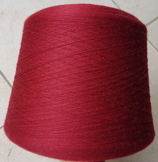 Merino Wool Extrafine Tollegno Harmony Italian Yarn Dark Red Color N.529