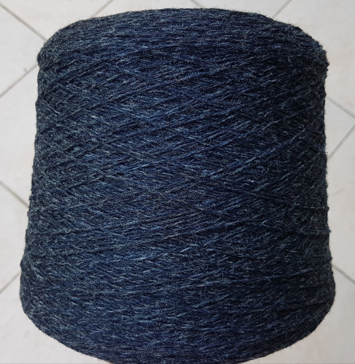 100g Shetland Laine 100% filé Couleur Italienne Bleu Gris N. 542