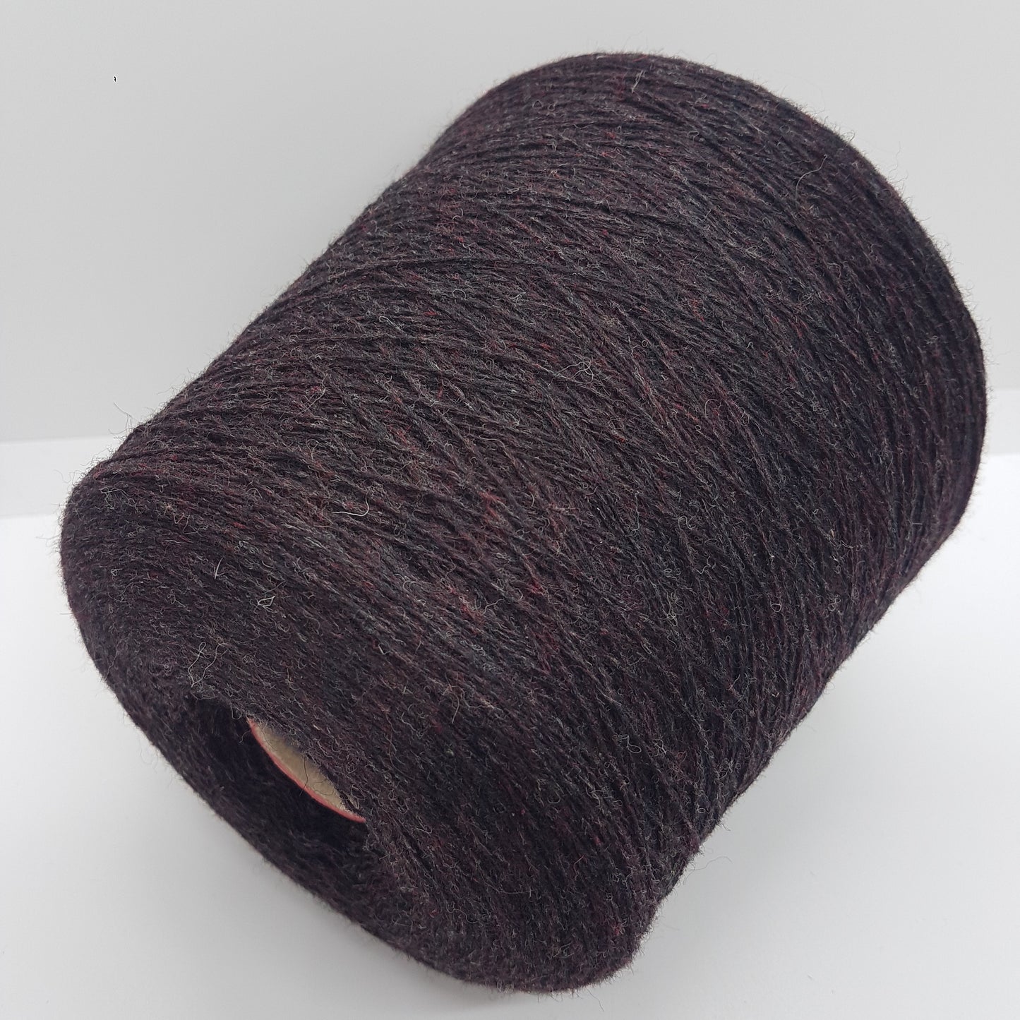 100g de lana Shetland 100% hilo italiano, color Marrón Melang N.544