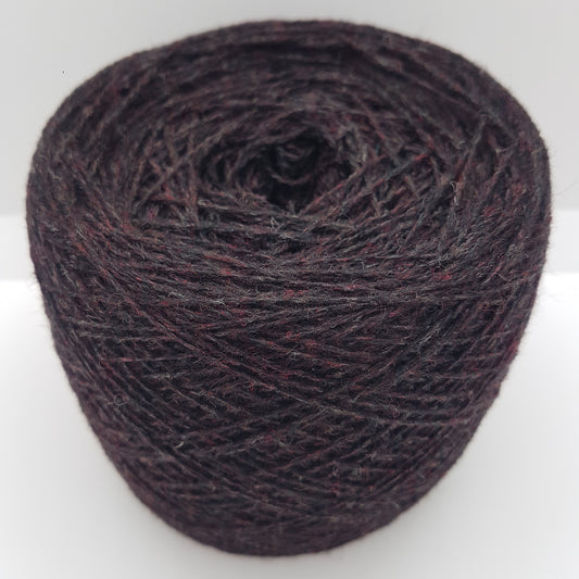 100g Lana Shetland 100% filato italiano colore Marrone Mélange N.544