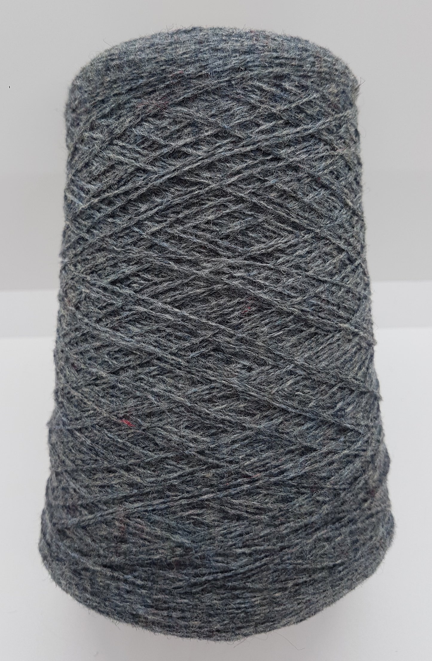 Laine Shetland 100% fil italien couleur Vert Bleu et Gris N. 546