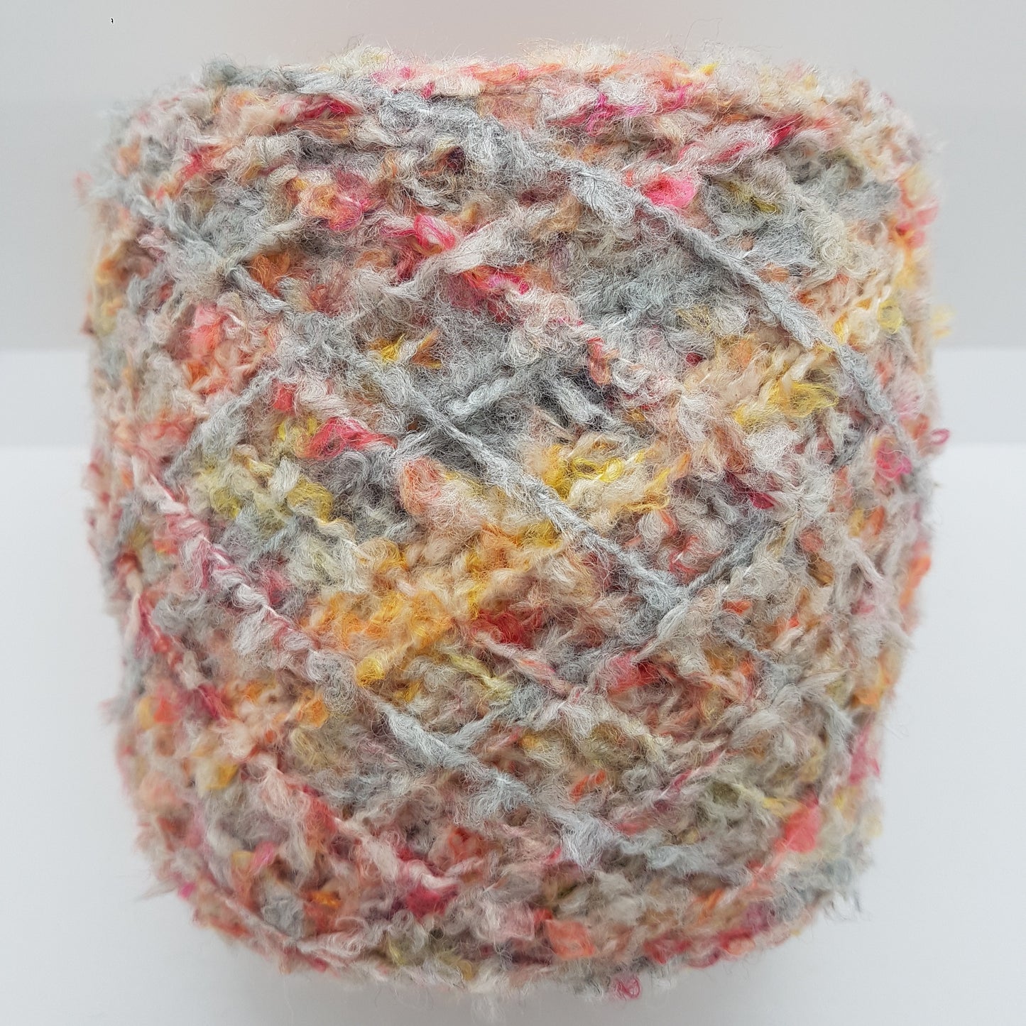 100g Laine Bouclé doux fil italien couleur Gris Bleu Jaune Rouge Orange N. 552