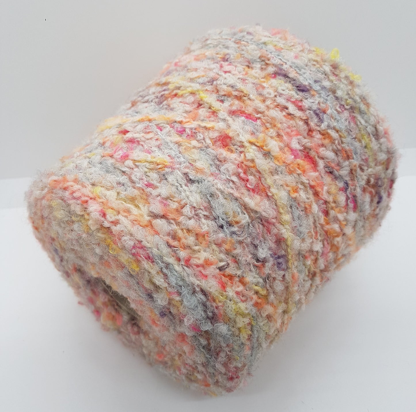 100g Lana Bouclé suave hilo italiano color Gris Azul Amarillo Rojo Naranja N.552