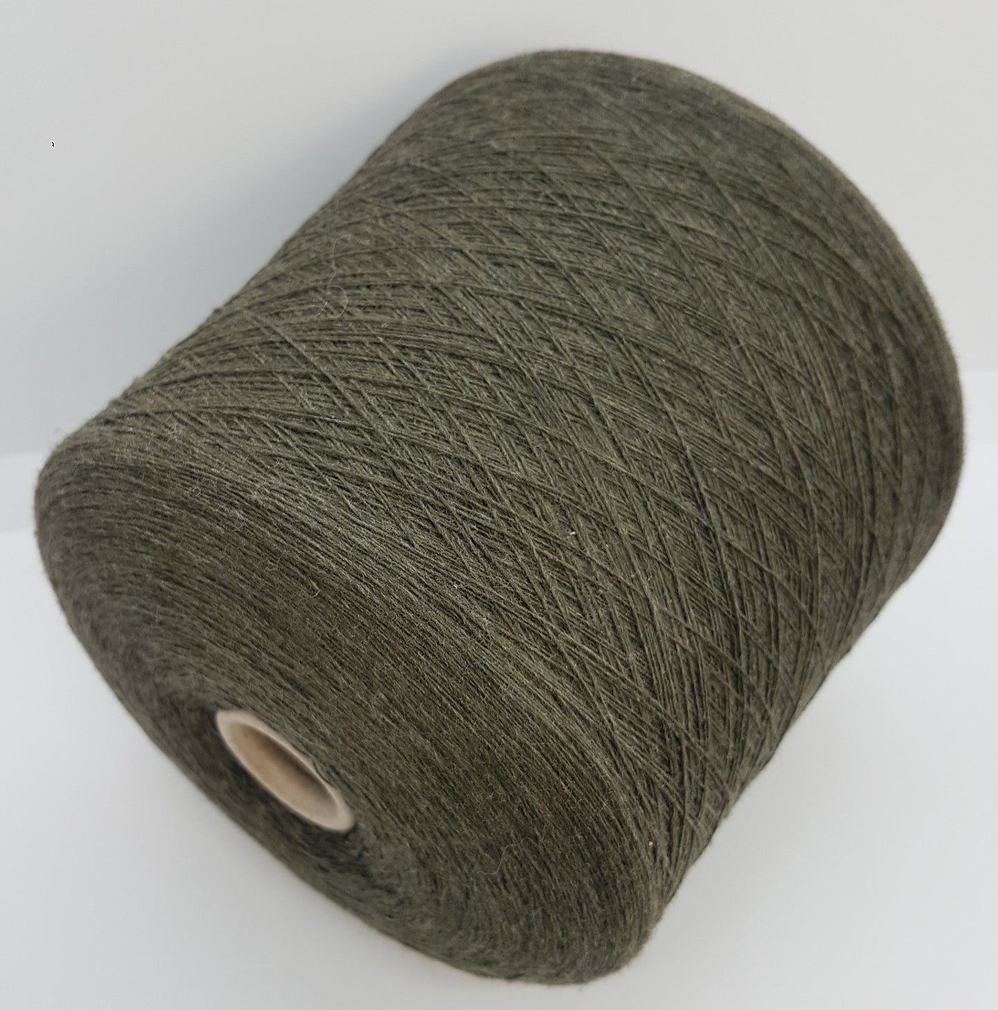 Canberra Extrafine Wool Italian Yarn Dark Olive Green Color N.562