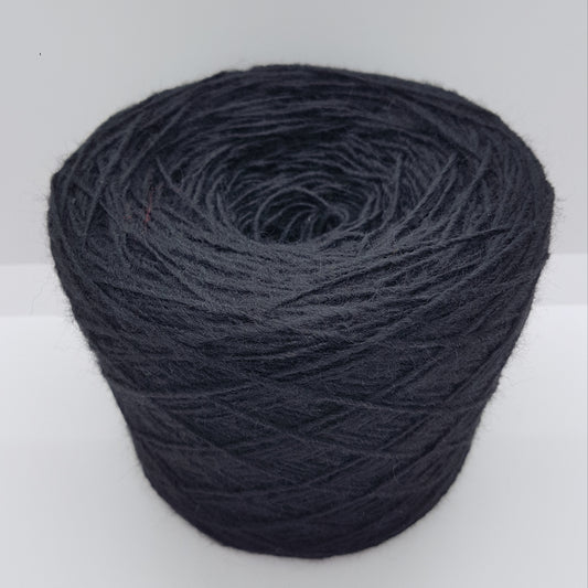 100g Alpaca Wool Italian Yarn Color Black N.601